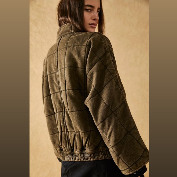 Free People Dolman Quilted Knit Jacket - Picture 4 of 11